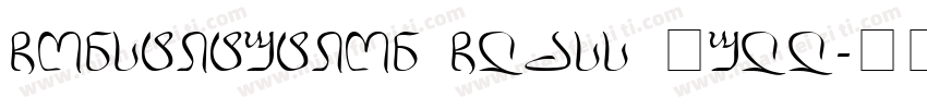 Constitution Class Hull字体转换